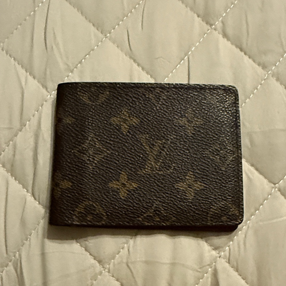 Louis Vuitton Monogram Black and Brown Card Holder